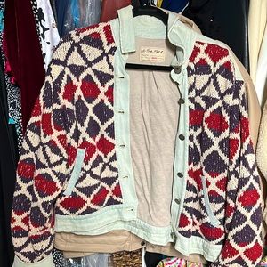 Free People Quilt Jean Jacket